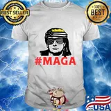 President trump maga patriotic american flag for patriots shirt