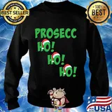 Prosecc Ho Ho Ho Hat Santa Christmas Shirt Sweater