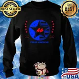 Proud American 46 Election Stars American Flag Shirt Sweater
