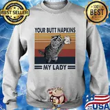 Racoon your butt napkins my lady toilet paper vintage retro s Sweater