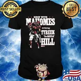 Riding with mahomes co staring tyreek the cheetah hill nfl football shirt
