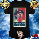 RIP Diego Maradona The Golden Boy Hand Of God Shirt