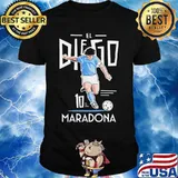 Rip El Diego Maradona Ten Football Shirt