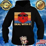 Roll game deal with it vintage retro s Hoodie