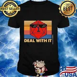 Roll game deal with it vintage retro shirt