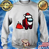 Santa Among Us Sus Among Us Christmas Shirt Sweater
