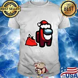 Santa Among Us Sus Among Us Christmas Shirt
