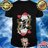 Santa claus a card christmas shirt