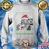 Santa claus a card ugly christmas s Sweater