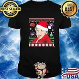 Santa Clause Albert Einstein Genius Physicist Xmas Shirt
