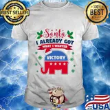 Santa i already got what i wanted victory elephant stars trump shirt