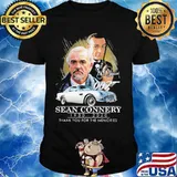 Sean connery 1930 2020 thank you for the memories signature shirt