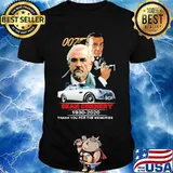 Sean connery 1930 2020 thank you for the memories signature shirt
