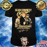 Sean connery 90th anniversary 1930 2020 thank you for the memories signature shirt