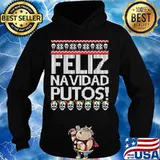 Skull feliz navidad putos ugly christmas s Hoodie