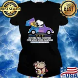 Snoopy and woodstock 2020 nba finals champions all for one los angeles lakers s Ladies tee