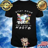 Snoopy and woodstock stay home and listen to nkotb shirt