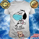 Snoopy Face Mask Quarantined 2020 Shirt