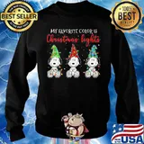 Snoopy my favorite color is christmas lights s Sweater