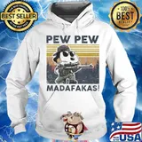 Snoopy pew pew madafakas vintage retro s Hoodie