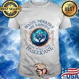 Social workers are sunshine mixed with a little hurricane shirt