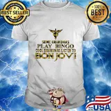 Some grandmas play bingo cool grandmas listen to bon jovi shirt