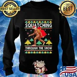 Souatching Through The Snow Santa Clause Xmas Shirt Sweater