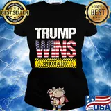 Spoiler alert trump wins again pro trump funny voting 2020 s Ladies tee
