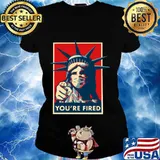 Statue of liberty masked classic art 2020 s Ladies tee