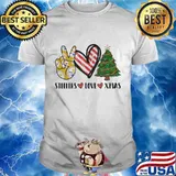 Steelers Love Xmas Christmas Tree Heart Shirt
