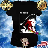 Surfing Gets Me Wet Water Sports Shirt Ladies tee