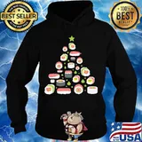 Sushi christmas tree funny xmas holiday season s Hoodie