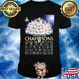 Tampa bay lightning stanley cup champions 2020 signatures shirt