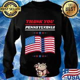 Thank you pennsylvania democrats american flag s Sweater