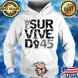Thankful for a biden election we survived 45 s Hoodie