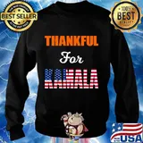 Thankful For Kamala Harris American Flag Election Shirt Sweater
