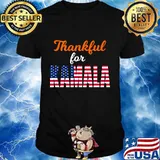 Thankful For Kamala Harris American Flag Shirt