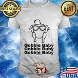 Thanksgiving day turkey gobble baby shirt