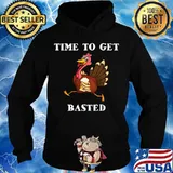 Thanksgiving turkey time to get basted beer s Hoodie