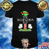 The Bookworm Elf Wearing Mask Toilet Paper Christmas Shirt