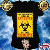 The deadliest virus in america the media defund the media s Ladies tee