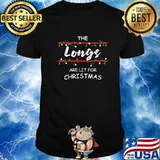 The Longs Are Lit For Christmas Light Family Christmas Design Shirt