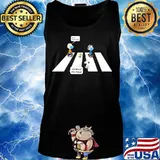 The peanuts wear mask crossing the line i forgot my mask s Tank top