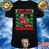 The santalorian baby yoda ugly christmas shirt