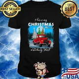 This is My Christmas Movies Watching Xmas Truck Tree Shirt