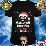 This is my christmas pajama santa's hat tee xmas 2020 shirt