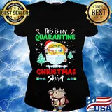 This is my quarantine shool bus christmas s Ladies tee