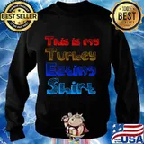 This is my turkey eating color thanksgiving s Sweater