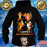 Tigger happy hallothanksmas halloween thanksgiving christmas s Hoodie