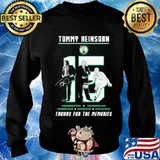 Tommy heinsohn 15 thank you for the memories signature s Sweater